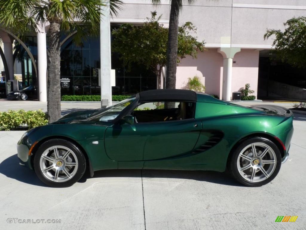 2005 Elise  - Racing Green / Biscuit photo #4