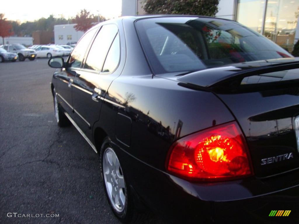 2006 Sentra 1.8 S Special Edition - Blackout / Charcoal photo #14