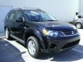 2009 Labrador Black Pearl Mitsubishi Outlander ES  photo #1