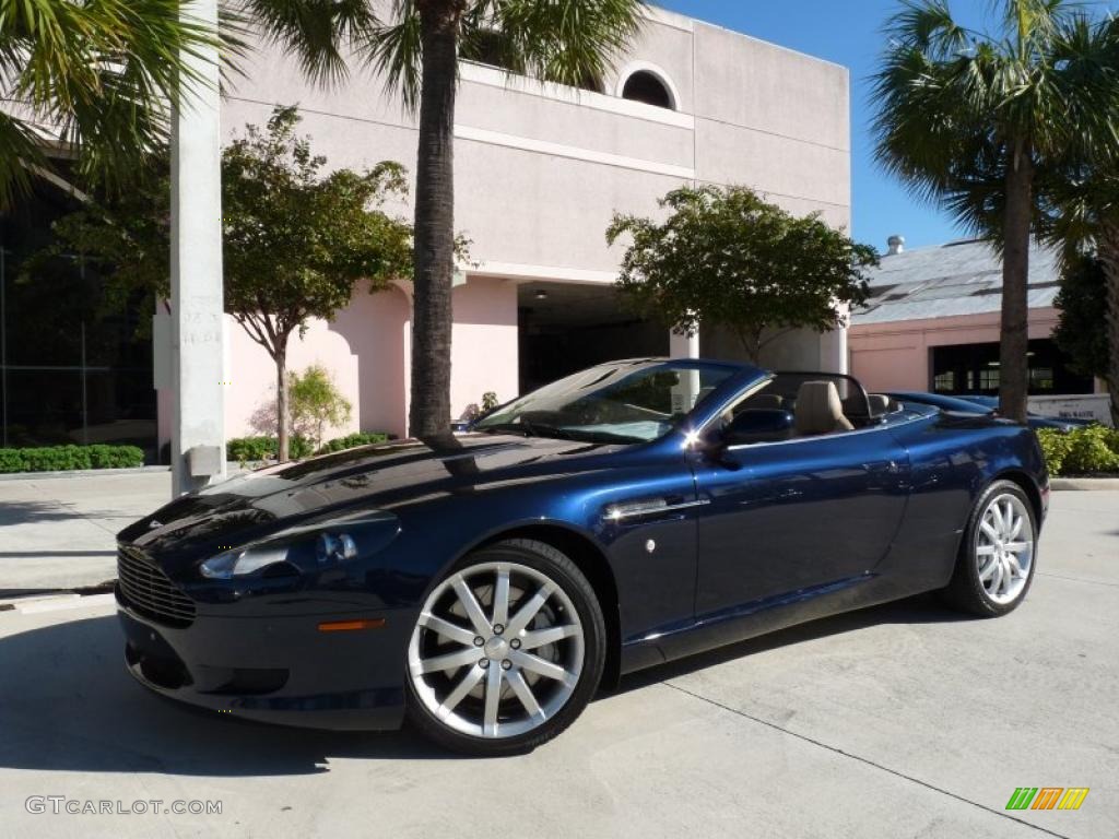 Midnight Blue 2007 Aston Martin DB9 Volante Exterior Photo #39542678