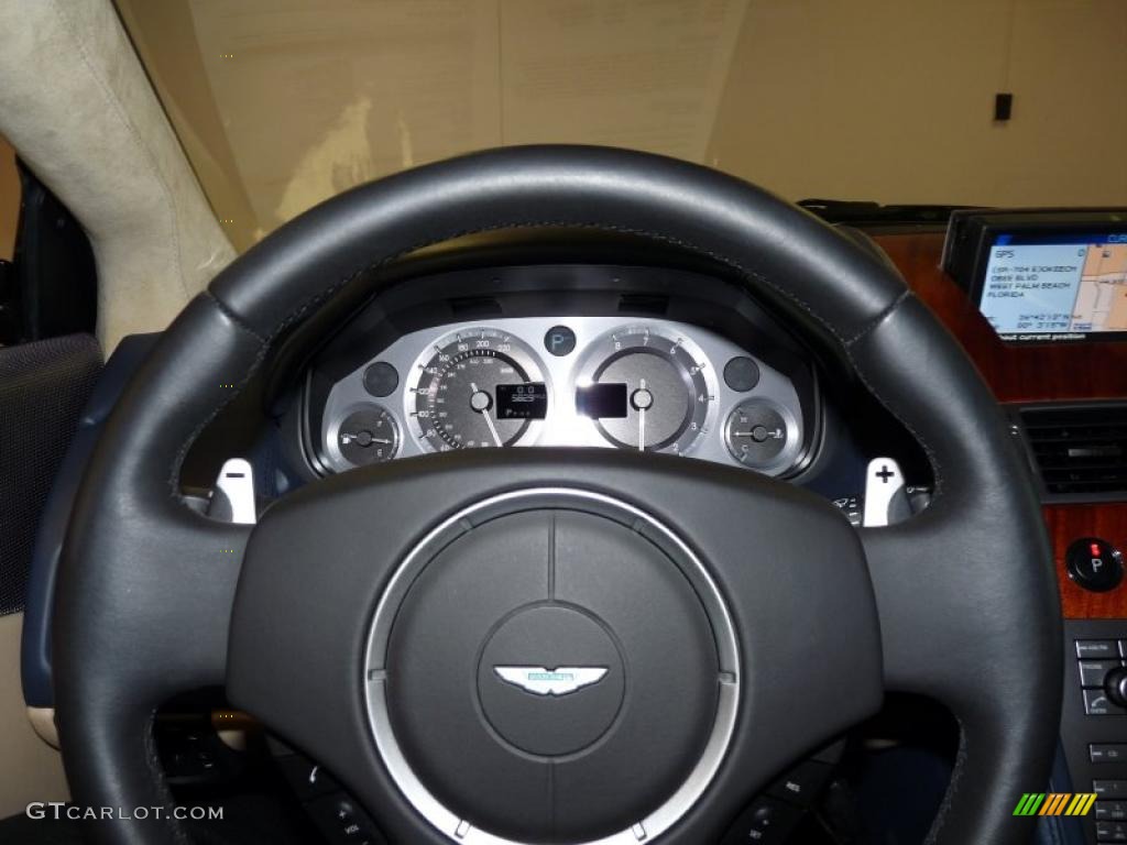 2007 Aston Martin DB9 Volante Sandstorm Steering Wheel Photo #39543306
