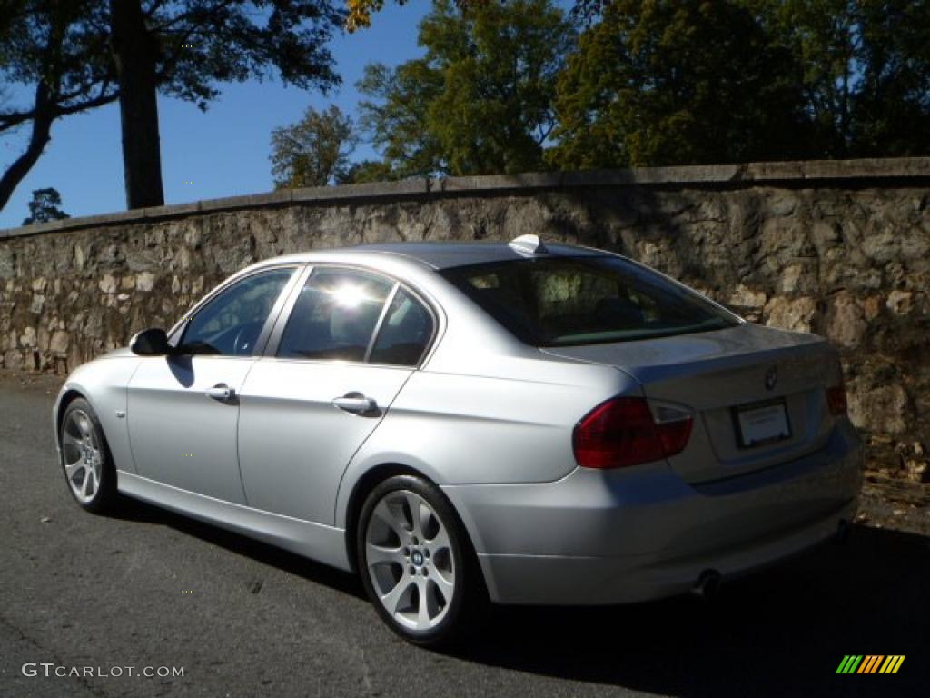 2008 3 Series 335i Sedan - Titanium Silver Metallic / Gray photo #14
