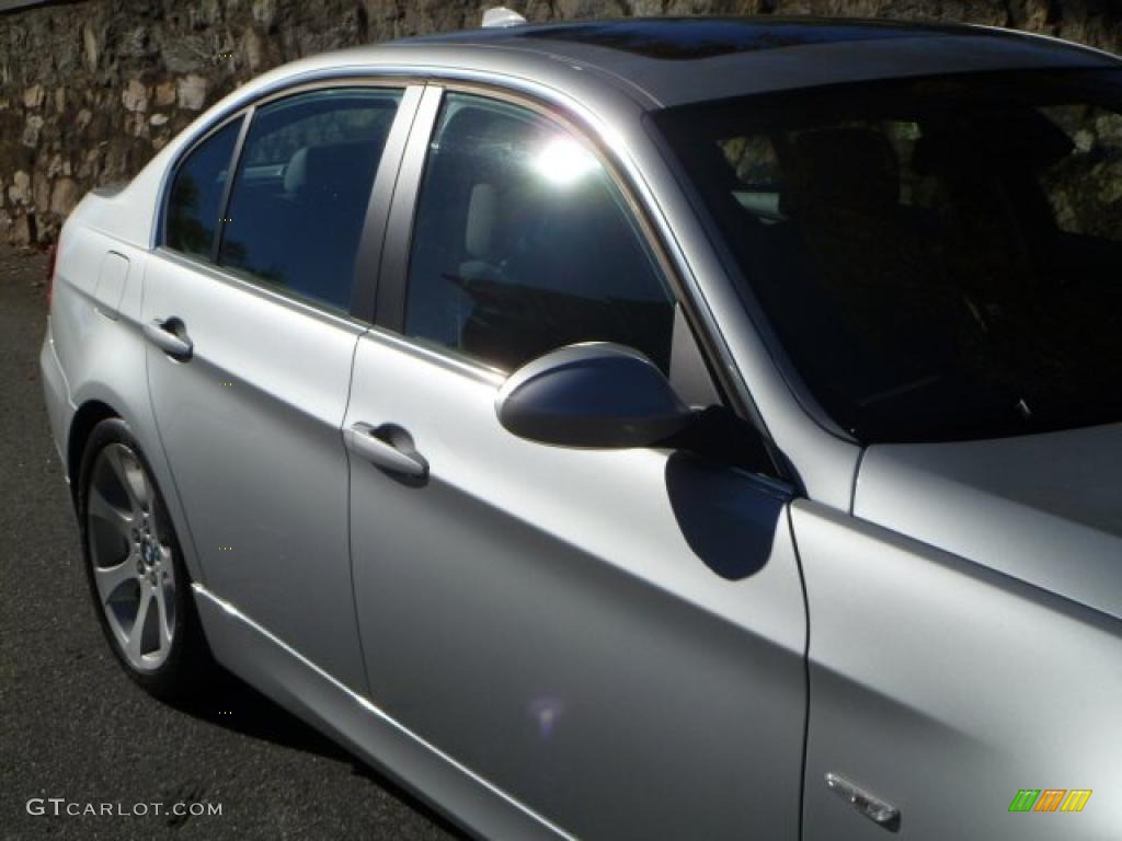2008 3 Series 335i Sedan - Titanium Silver Metallic / Gray photo #15