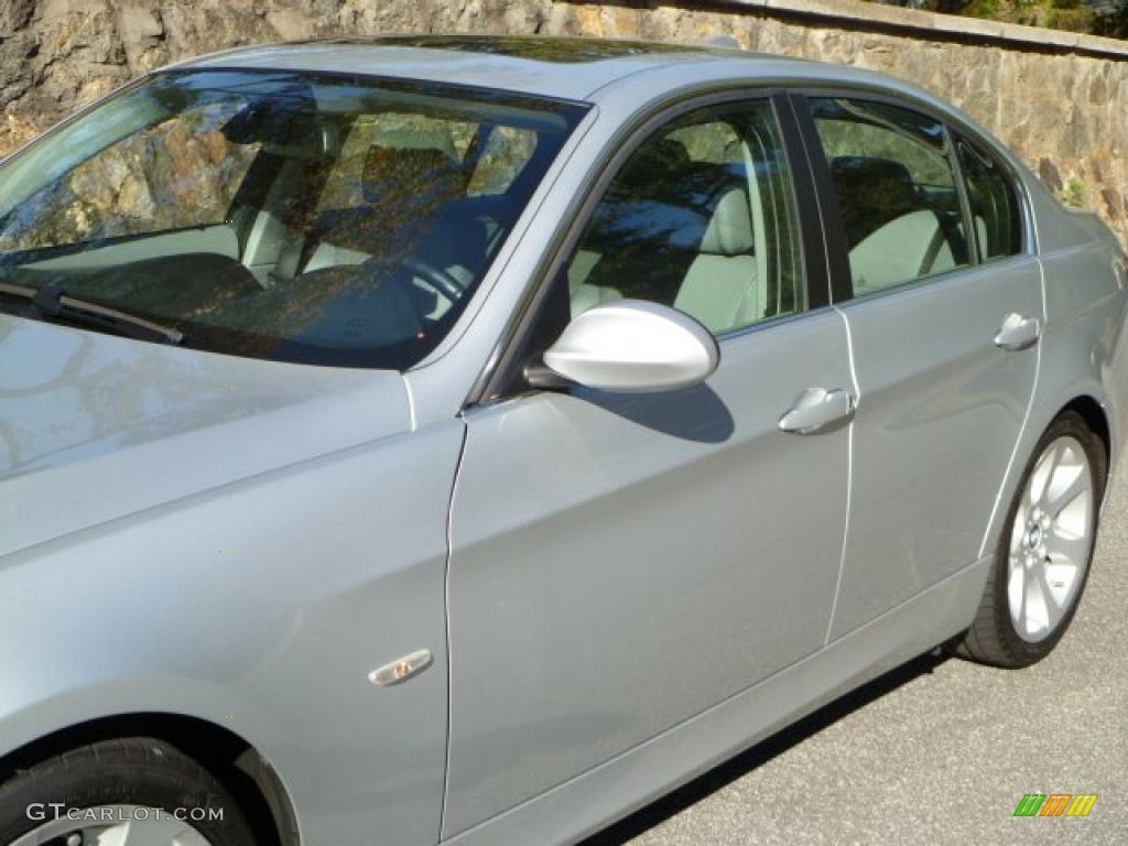 2008 3 Series 335i Sedan - Titanium Silver Metallic / Gray photo #18