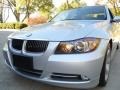 2008 Titanium Silver Metallic BMW 3 Series 335i Sedan  photo #23
