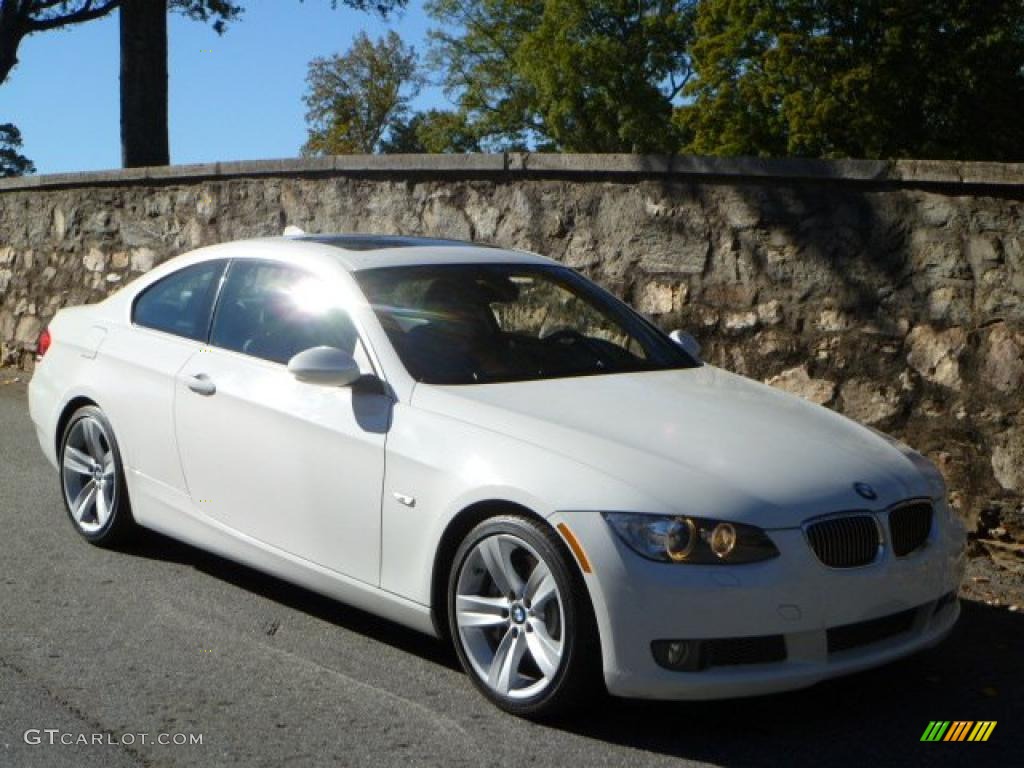 2008 3 Series 335i Coupe - Alpine White / Black photo #1