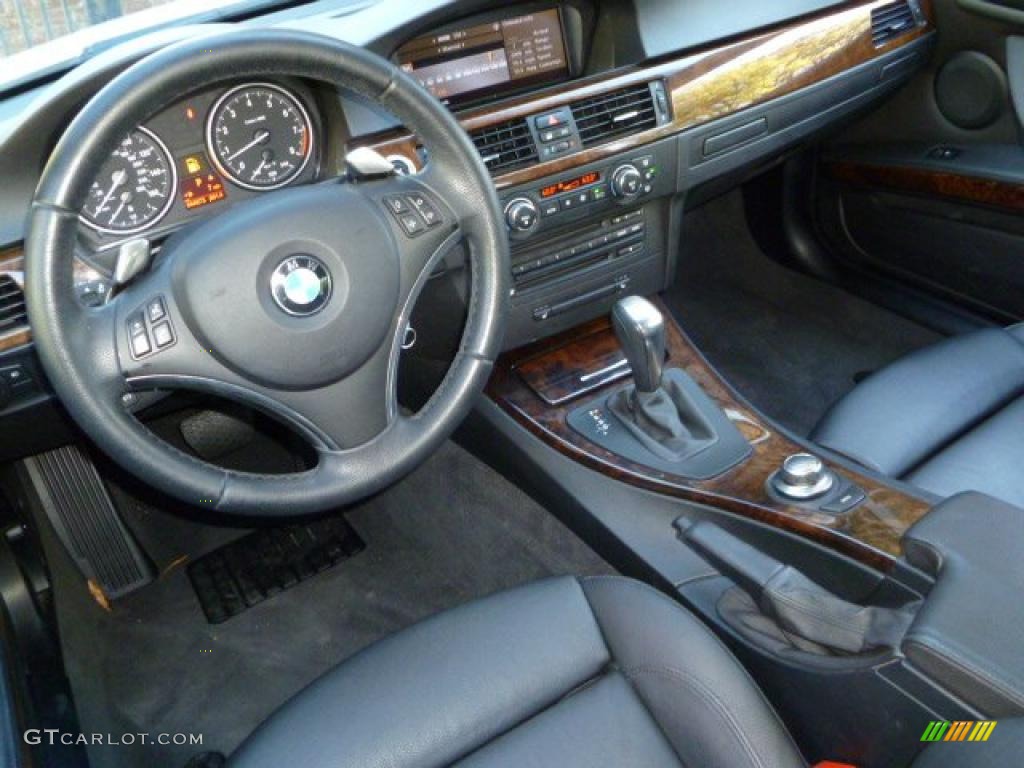 Black Interior 2008 BMW 3 Series 335i Coupe Photo #39544290