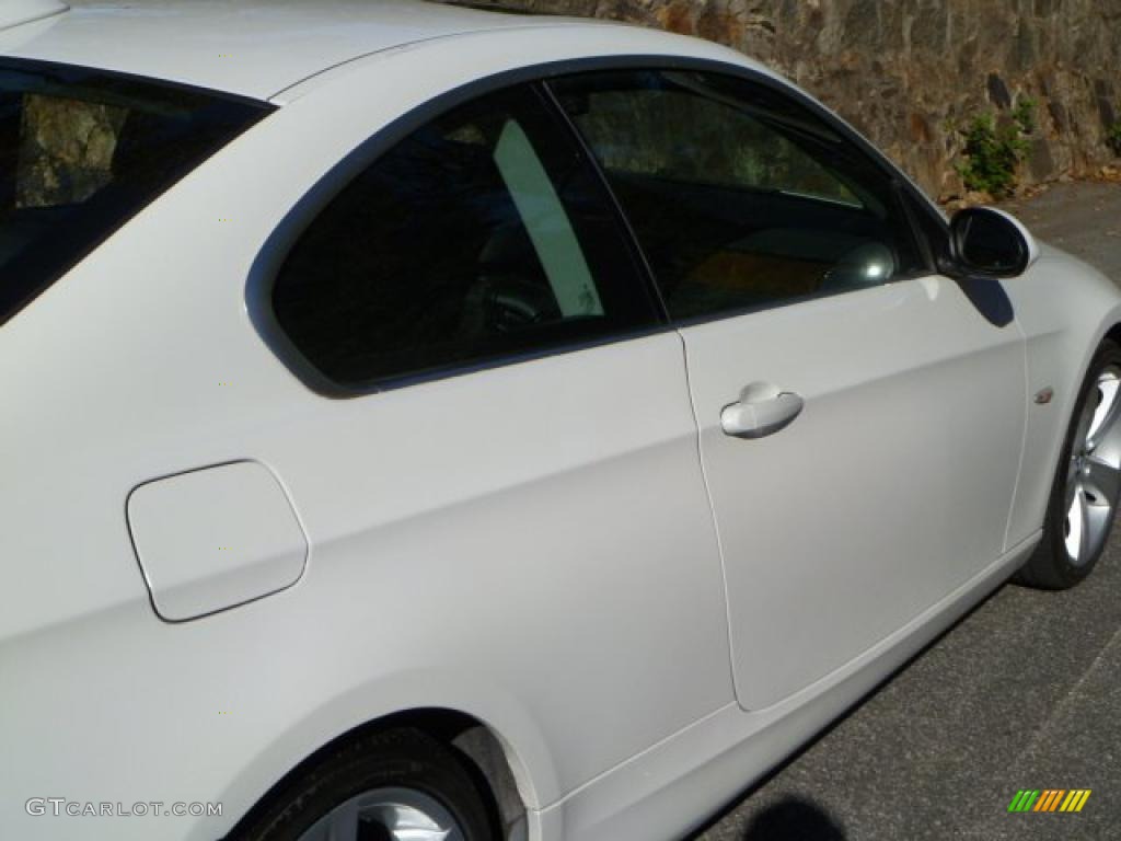 2008 3 Series 335i Coupe - Alpine White / Black photo #10