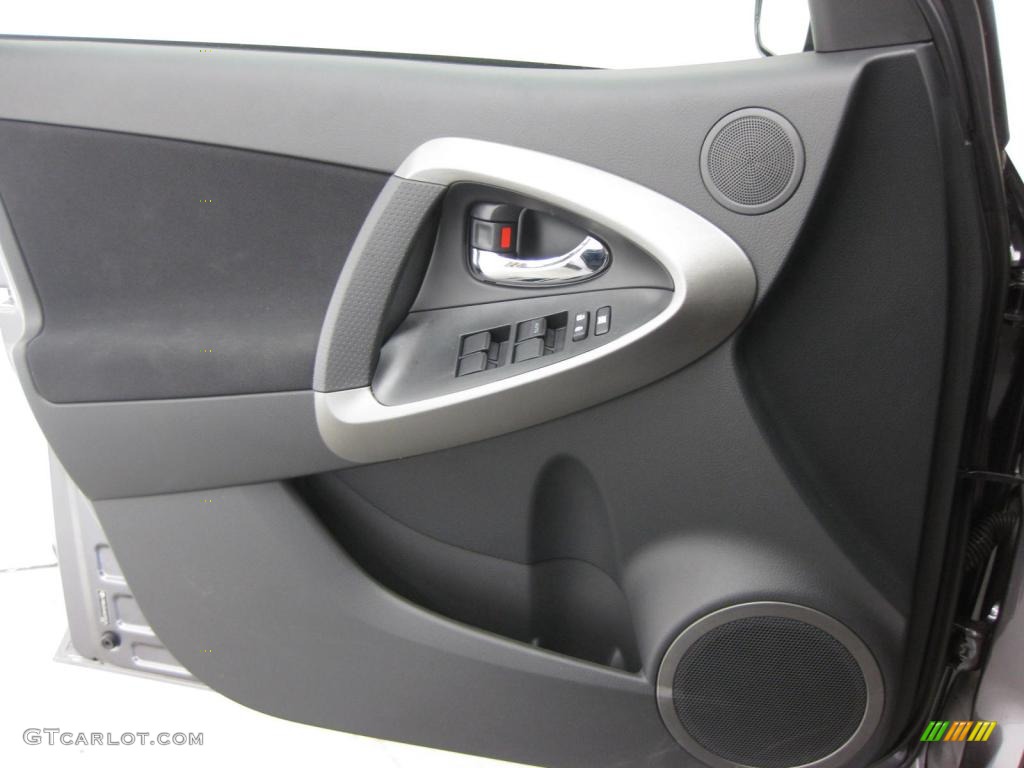 2010 Toyota RAV4 Sport V6 4WD Dark Charcoal Door Panel Photo #39544646