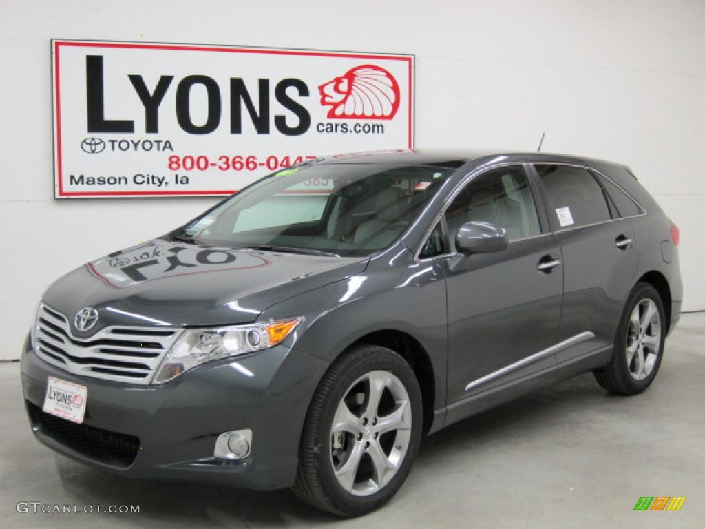 2010 Venza V6 AWD - Magnetic Gray Metallic / Gray photo #27