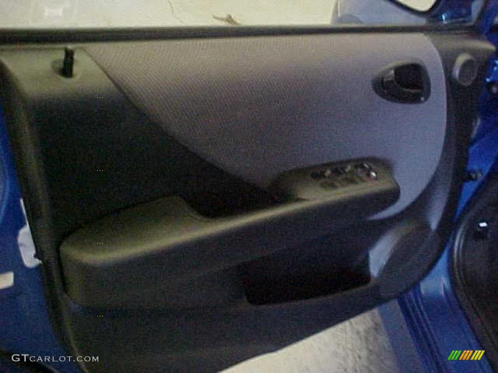 2008 Honda Fit Sport Black/Grey Door Panel Photo #39545774