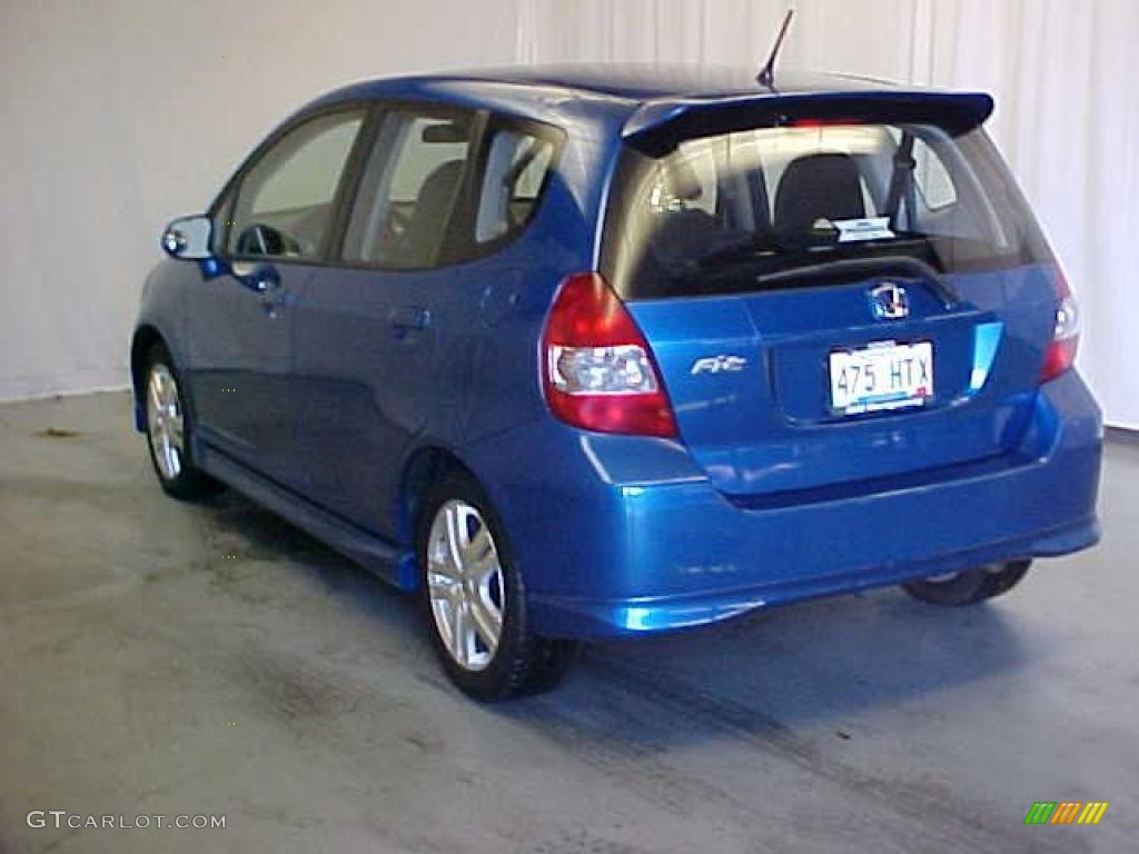 Vivid Blue Pearl 2008 Honda Fit Sport Exterior Photo #39545962