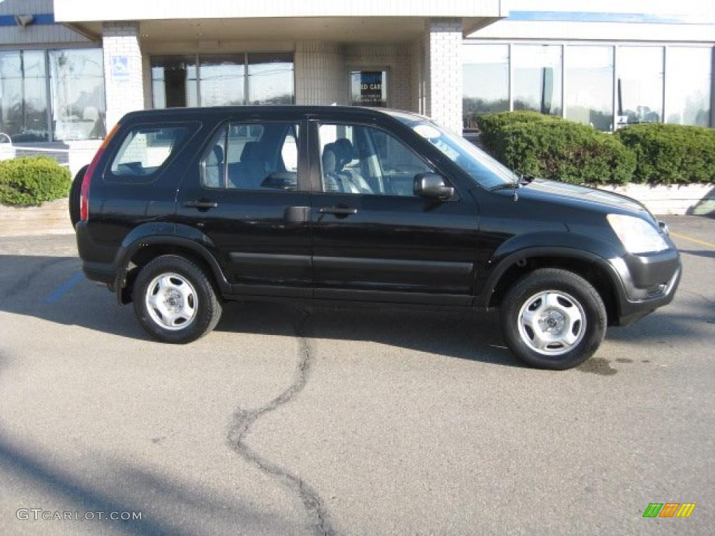 2003 CR-V LX 4WD - Nighthawk Black Pearl / Black photo #5