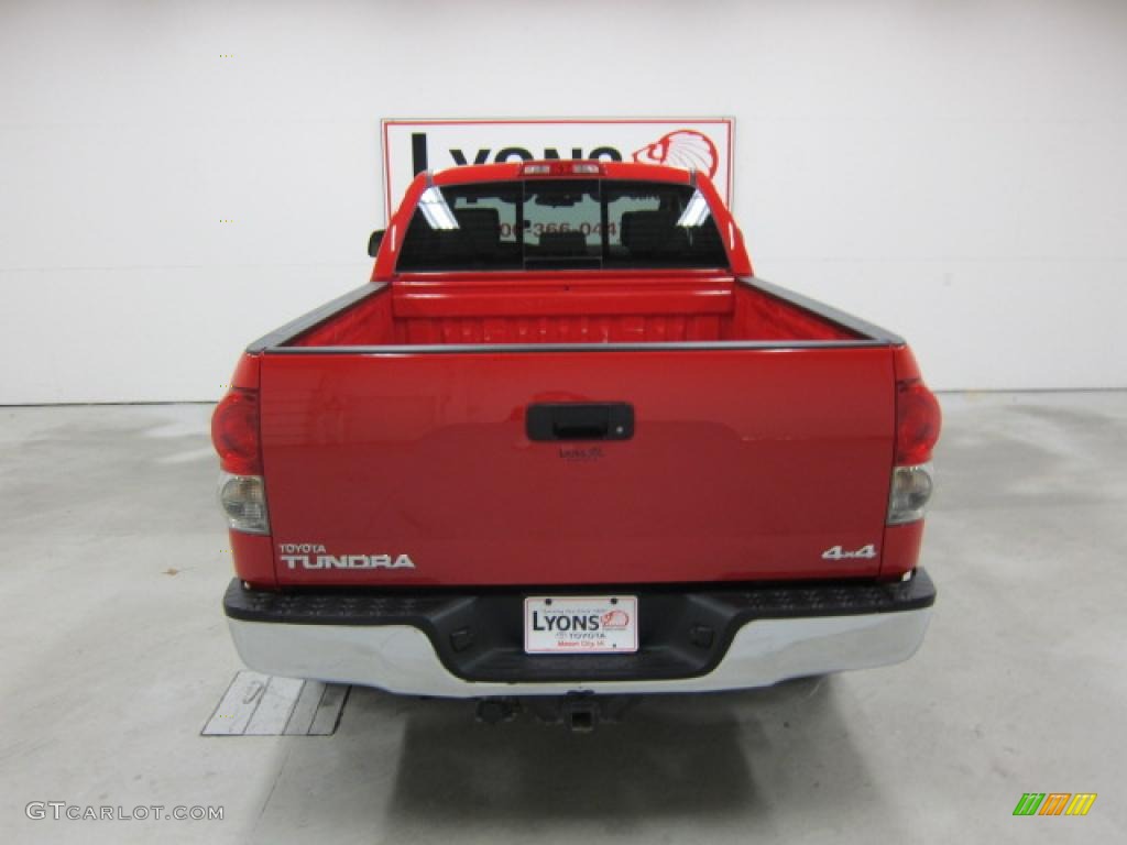2008 Tundra Double Cab 4x4 - Radiant Red / Graphite Gray photo #16