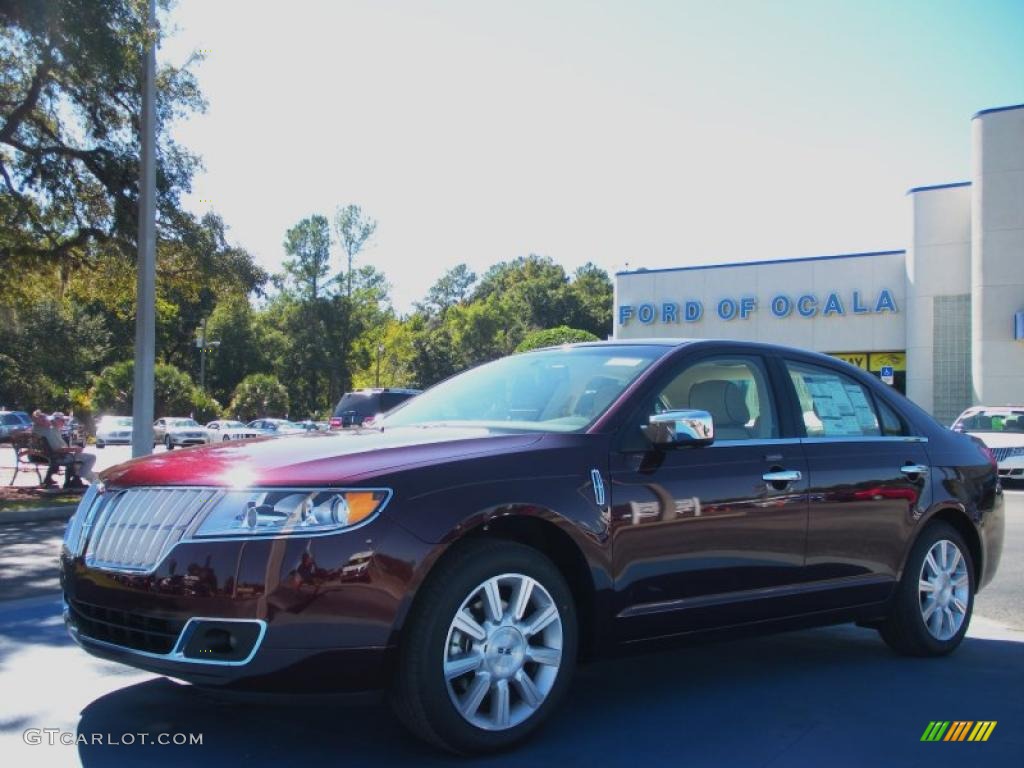 2011 MKZ FWD - Bordeaux Reserve Metallic / Light Camel photo #1