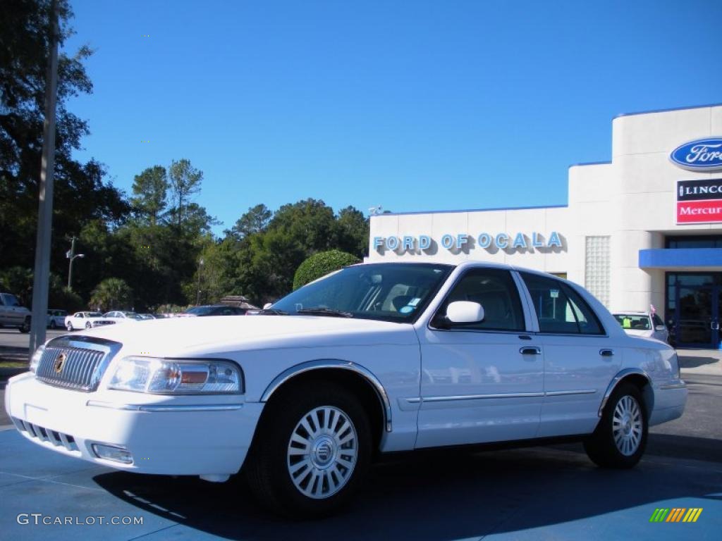 2006 Grand Marquis LS - Vibrant White / Medium Light Stone photo #1