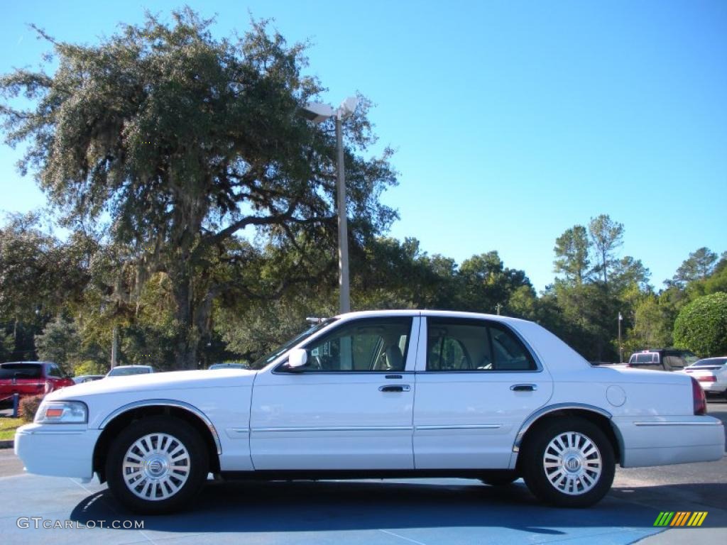 2006 Grand Marquis LS - Vibrant White / Medium Light Stone photo #2