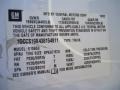 2003 Chevrolet S10 LS Extended Cab Info Tag