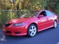 2005 Volcanic Red Mazda MAZDA6 s Sport Hatchback  photo #1