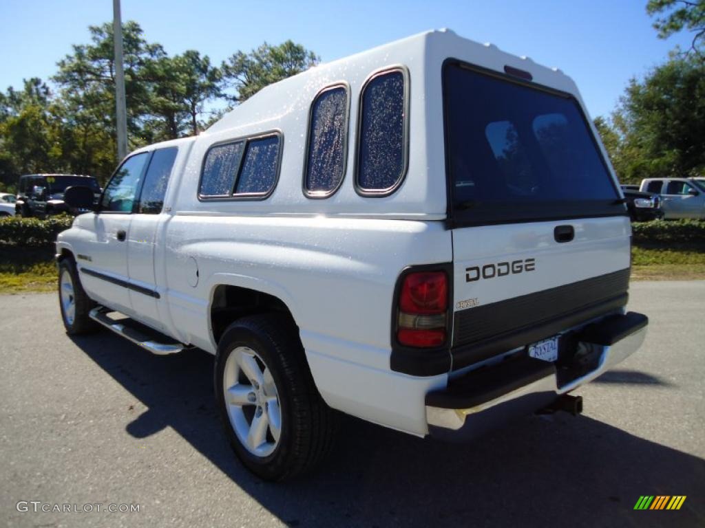 2001 Ram 1500 SLT Club Cab - Bright White / Mist Gray photo #3