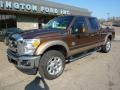 2011 Golden Bronze Metallic Ford F250 Super Duty Lariat Crew Cab 4x4  photo #9