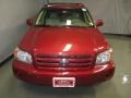 2006 Salsa Red Pearl Toyota Highlander I4  photo #2