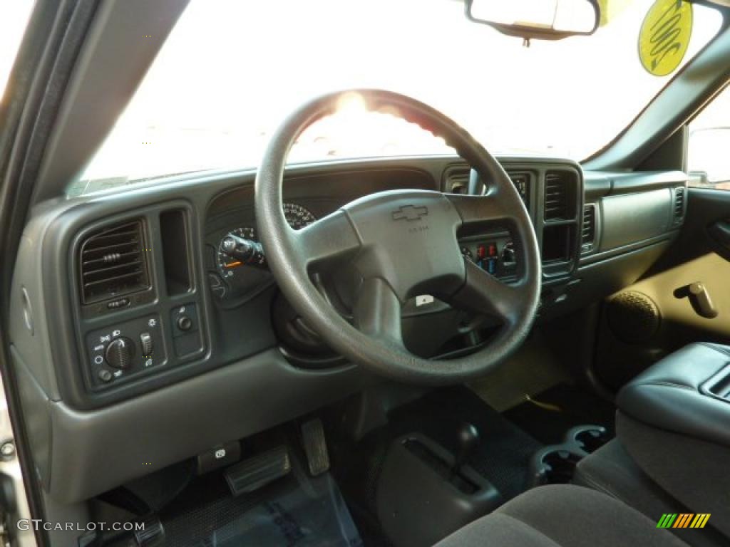 2007 Chevrolet Silverado 1500 Classic Regular Cab 4x4 Dark Charcoal Dashboard Photo #39555135