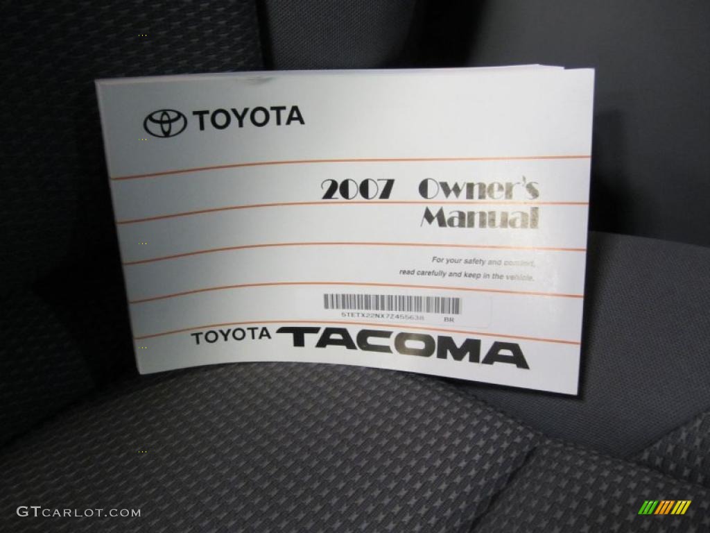 2007 Tacoma Access Cab - Impulse Red Pearl / Graphite Gray photo #20