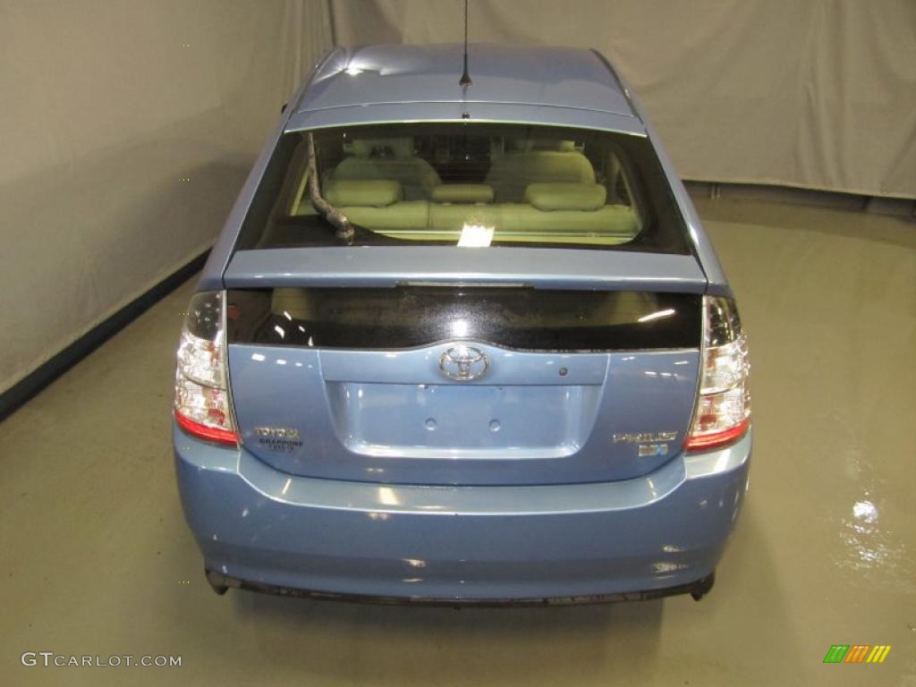 2004 Prius Hybrid - Seaside Pearl / Brown/Ivory photo #12