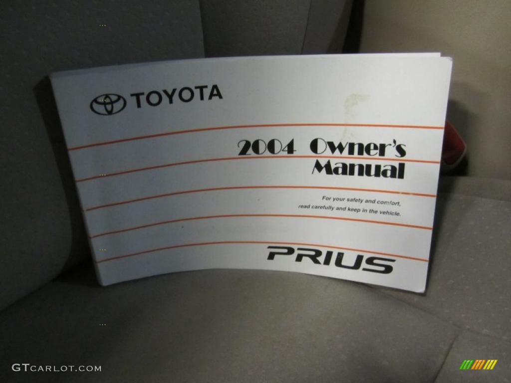 2004 Prius Hybrid - Seaside Pearl / Brown/Ivory photo #24