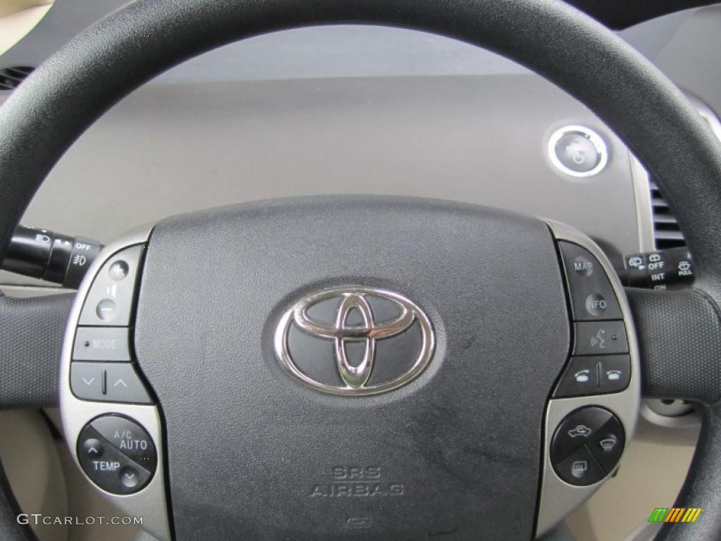 2004 Prius Hybrid - Seaside Pearl / Brown/Ivory photo #27