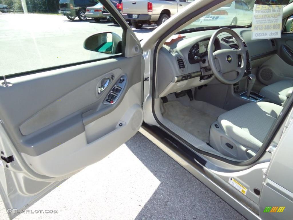 Titanium Gray Interior 2007 Chevrolet Malibu LT V6 Sedan Photo #39555827