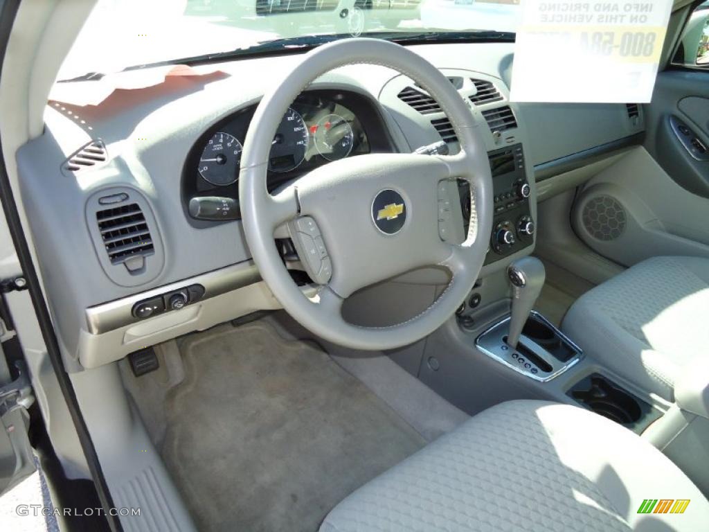 2007 Malibu LT V6 Sedan - Silverstone Metallic / Titanium Gray photo #6