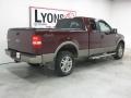 2005 Dark Toreador Red Metallic Ford F150 Lariat SuperCab 4x4  photo #24