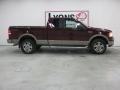 2005 Dark Toreador Red Metallic Ford F150 Lariat SuperCab 4x4  photo #28