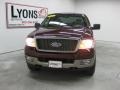 2005 Dark Toreador Red Metallic Ford F150 Lariat SuperCab 4x4  photo #44