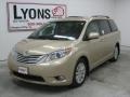 2011 Sandy Beach Metallic Toyota Sienna Limited  photo #30