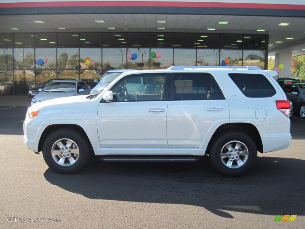 2011 4Runner SR5 - Blizzard White Pearl / Sand Beige photo #2