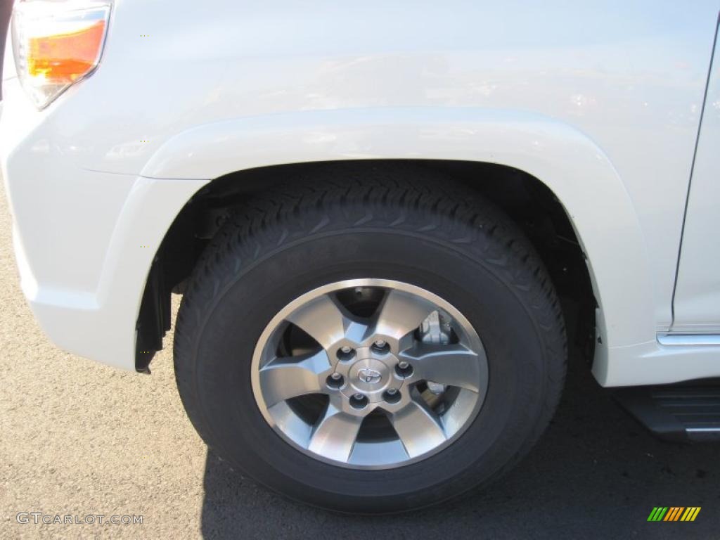 2011 4Runner SR5 - Blizzard White Pearl / Sand Beige photo #9