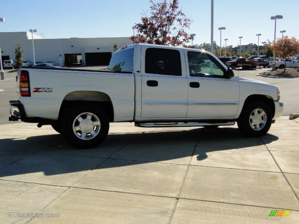 2005 Sierra 1500 Z71 Crew Cab 4x4 - Summit White / Pewter photo #5