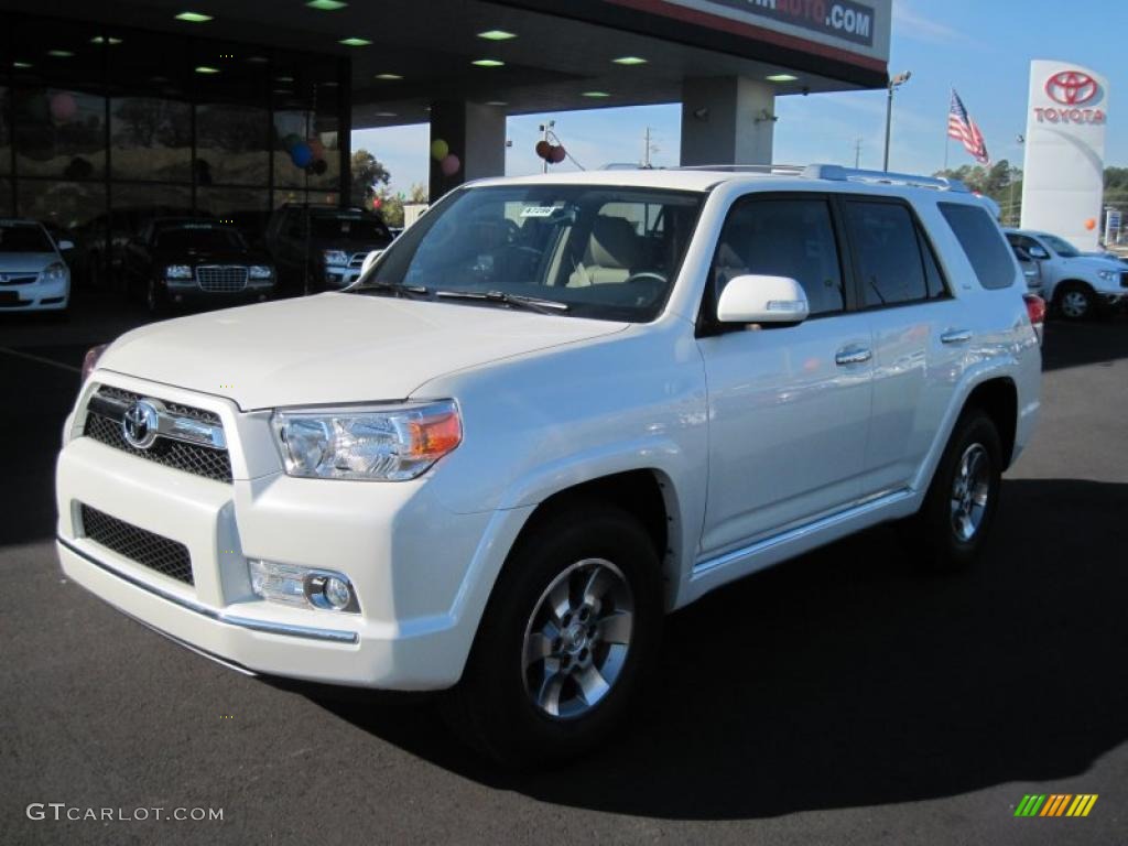 2011 4Runner SR5 - Blizzard White Pearl / Sand Beige photo #1