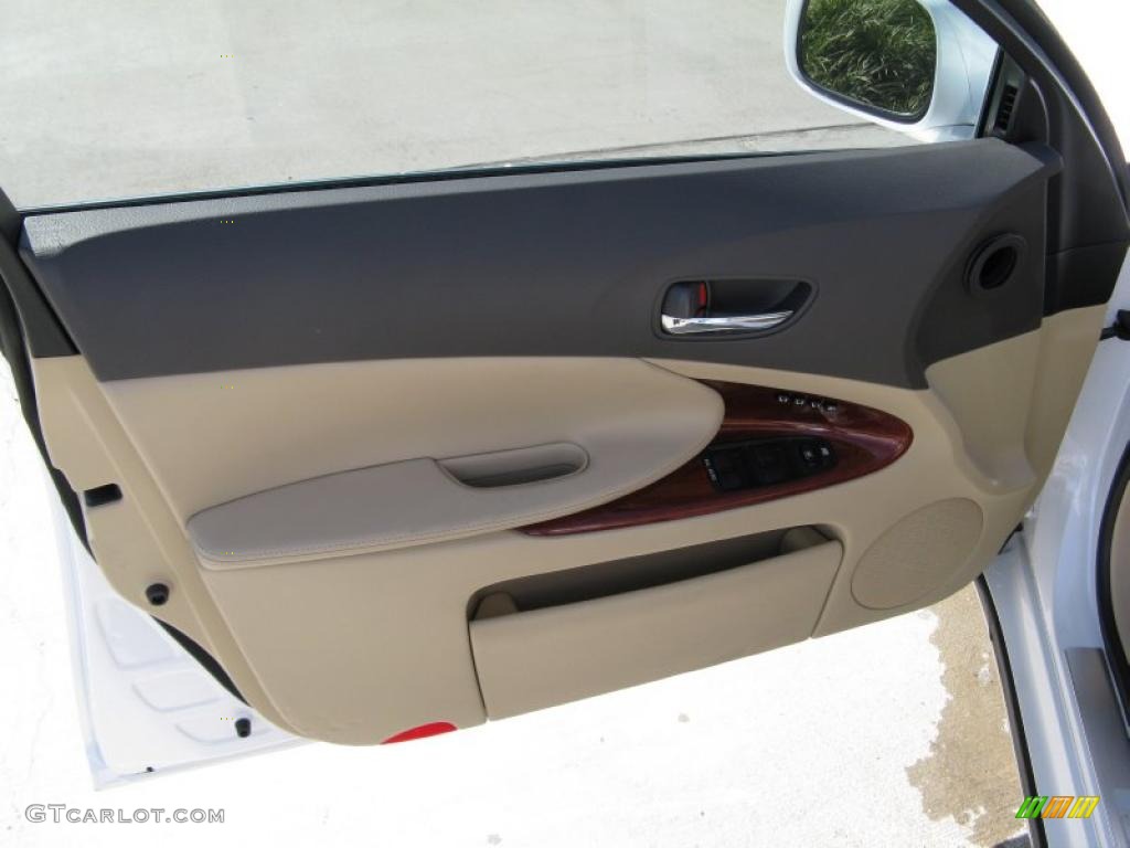 2007 Lexus GS 350 Cashmere Door Panel Photo #39562716