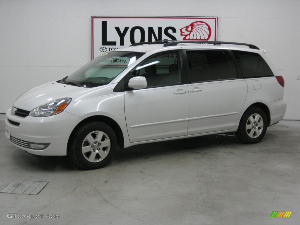 Natural White Toyota Sienna