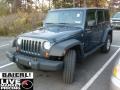 2008 Steel Blue Metallic Jeep Wrangler Unlimited X 4x4  photo #3