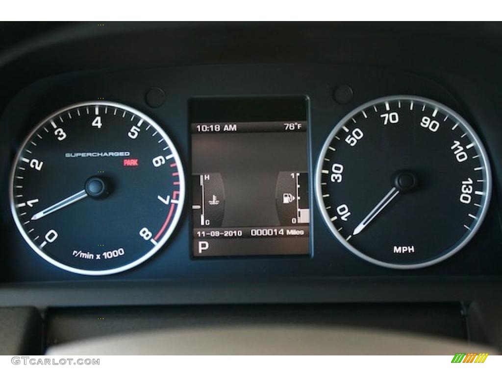 2011 Land Rover Range Rover Sport Supercharged Gauges Photo #39566012