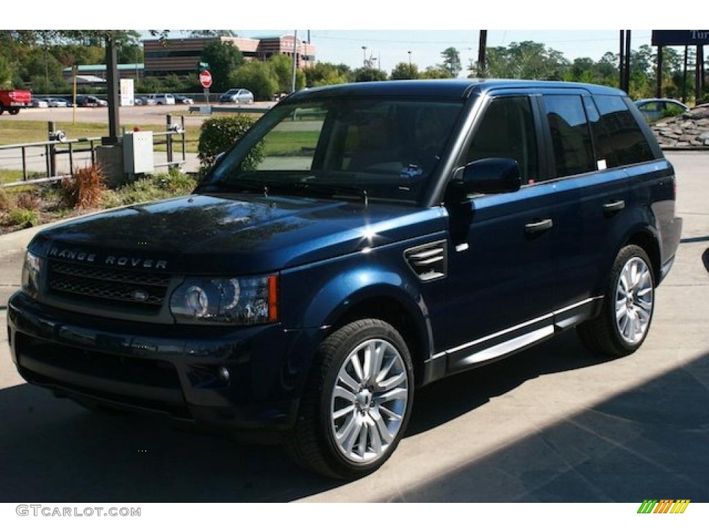 2011 Range Rover Sport HSE LUX - Baltic Blue / Almond/Nutmeg photo #2