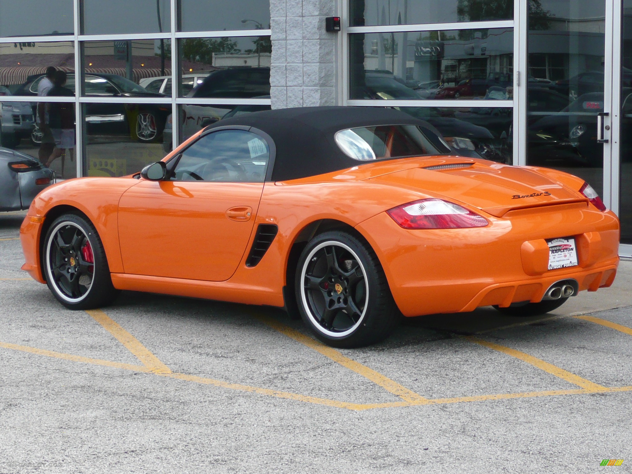 2008 Boxster S Limited Edition - Orange / Black w/ Alcantara Seat Inlay photo #27