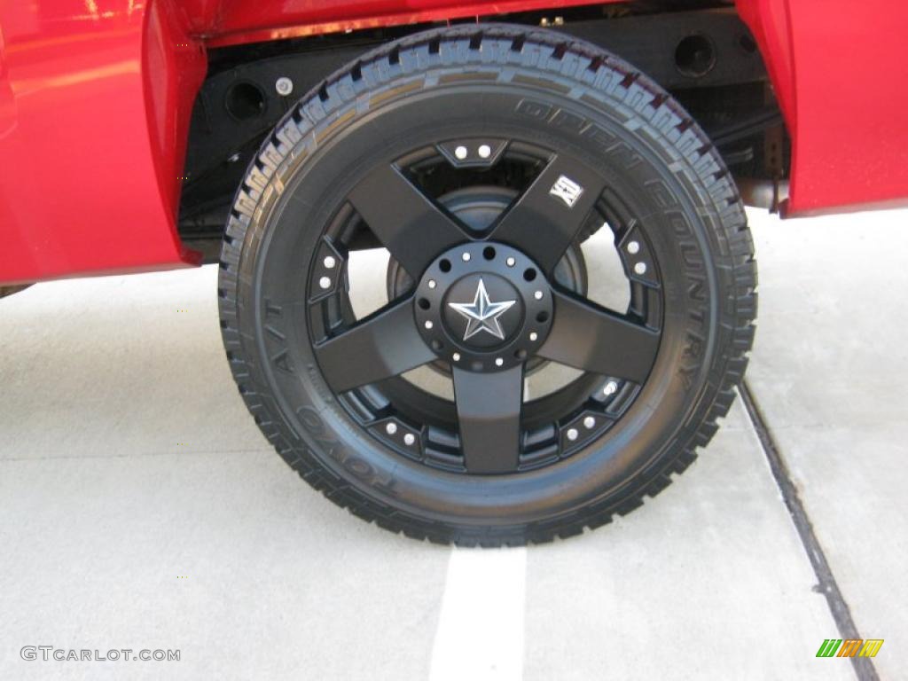 2007 Chevrolet Silverado 1500 LT Z71 Extended Cab 4x4 Custom Wheels Photo #39570419