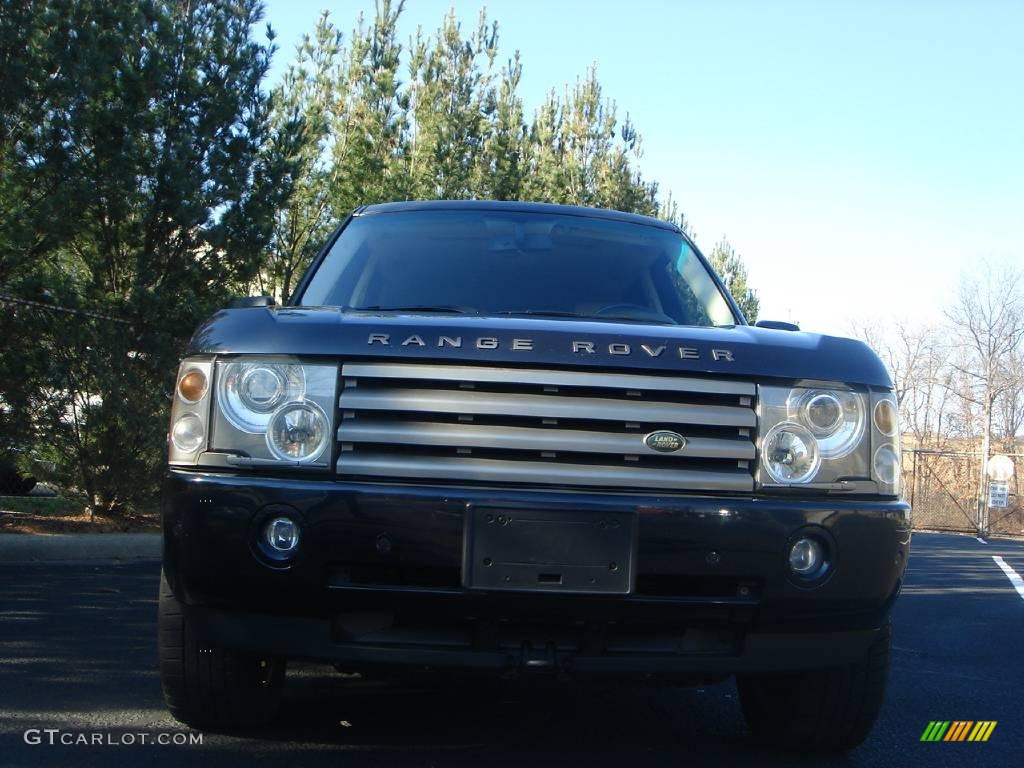 2003 Range Rover HSE - Adriatic Blue Metallic / Sand/Jet Black photo #13