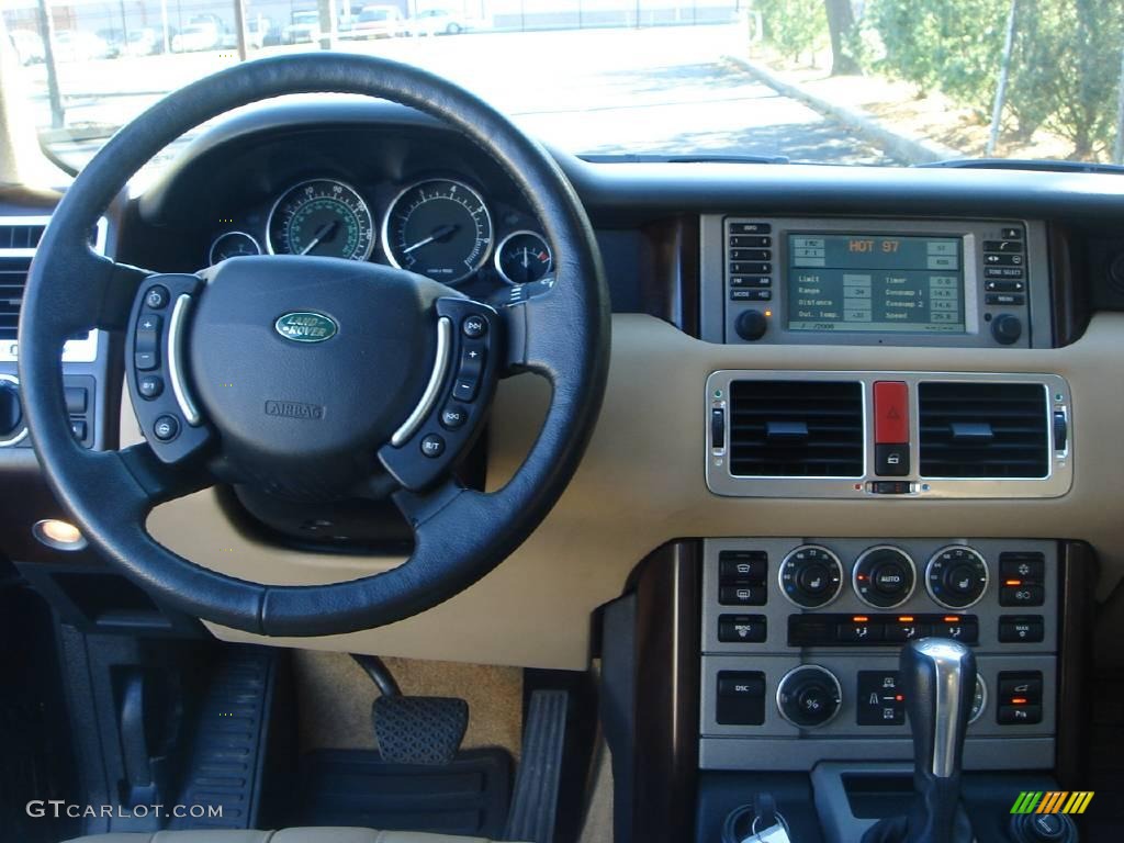 2003 Range Rover HSE - Adriatic Blue Metallic / Sand/Jet Black photo #20